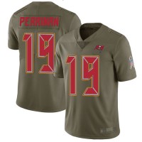 Nike Tampa Bay Buccaneers #19 Breshad Perriman Olive Youth Stitched NFL Limited 2017 Salute to Service Jersey