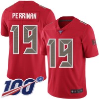 Nike Tampa Bay Buccaneers #19 Breshad Perriman Red Youth Stitched NFL Limited Rush 100th Season Jersey
