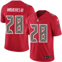 Nike Tampa Bay Buccaneers #28 Vernon Hargreaves III Red Youth Stitched NFL Limited Rush Jersey