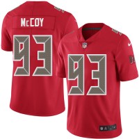 Nike Tampa Bay Buccaneers #93 Gerald McCoy Red Youth Stitched NFL Limited Rush Jersey