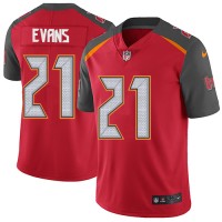 Nike Tampa Bay Buccaneers #21 Justin Evans Red Team Color Youth Stitched NFL Vapor Untouchable Limited Jersey