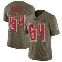 Nike Tampa Bay Buccaneers #54 Lavonte David Olive Youth Stitched NFL Limited 2017 Salute to Service Jersey