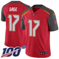 Nike Tampa Bay Buccaneers #17 Russell Gage Red Team Color Youth Stitched NFL 100th Season Vapor Untouchable Limited Jersey