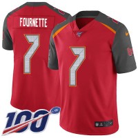 Nike Tampa Bay Buccaneers #7 Leonard Fournette Red Team Color Youth Stitched NFL 100th Season Vapor Untouchable Limited Jersey