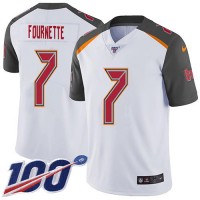 Nike Tampa Bay Buccaneers #7 Leonard Fournette White Youth Stitched NFL 100th Season Vapor Untouchable Limited Jersey