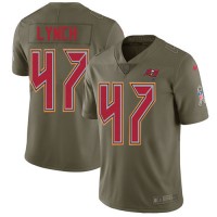 Nike Tampa Bay Buccaneers #47 John Lynch Olive Youth Stitched NFL Limited 2017 Salute to Service Jersey