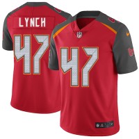 Nike Tampa Bay Buccaneers #47 John Lynch Red Team Color Youth Stitched NFL Vapor Untouchable Limited Jersey