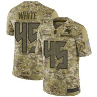 Nike Tampa Bay Buccaneers #45 Devin White Camo Youth Stitched NFL Limited 2018 Salute to Service Jersey