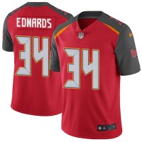 Nike Tampa Bay Buccaneers #34 Mike Edwards Red Team Color Youth Stitched NFL Vapor Untouchable Limited Jersey