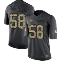 Nike Tampa Bay Buccaneers #58 Shaquil Barrett Black Youth Stitched NFL Limited 2016 Salute to Service Jersey