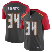 Nike Tampa Bay Buccaneers #34 Mike Edwards Gray Youth Stitched NFL Limited Inverted Legend Jersey