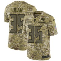 Nike Tampa Bay Buccaneers #35 Jamel Dean Camo Youth Stitched NFL Limited 2018 Salute To Service Jersey