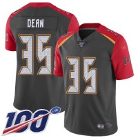 Nike Tampa Bay Buccaneers #35 Jamel Dean Gray Youth Stitched NFL Limited Inverted Legend 100th Season Jersey