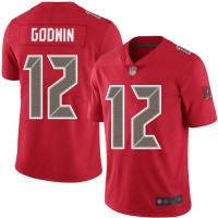 Nike Tampa Bay Buccaneers #12 Chris Godwin Red Youth Stitched NFL Limited Rush Jersey