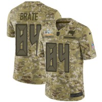 Nike Tampa Bay Buccaneers #84 Cameron Brate Camo Youth Super Bowl LV Bound Stitched NFL Limited 2018 Salute To Service Jersey