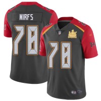 Nike Tampa Bay Buccaneers #78 Tristan Wirfs Gray Youth Super Bowl LV Champions Patch Stitched NFL Limited Inverted Legend Jersey