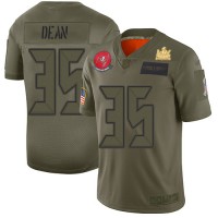 Nike Tampa Bay Buccaneers #35 Jamel Dean Camo Youth Super Bowl LV Champions Patch Stitched NFL Limited 2019 Salute To Service Jersey
