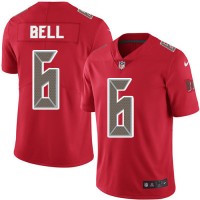 Nike Tampa Bay Buccaneers #6 Le'Veon Bell Red Youth Stitched NFL Limited Rush Jersey