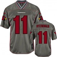 Nike Arizona Cardinals #11 Larry Fitzgerald Grey Youth Stitched NFL Elite Vapor Jersey