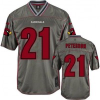 Nike Arizona Cardinals #21 Patrick Peterson Grey Youth Stitched NFL Elite Vapor Jersey