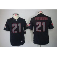 Nike Arizona Cardinals #21 Patrick Peterson Black Impact Youth Stitched NFL Limited Jersey