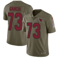 Nike Arizona Cardinals #73 Max Garcia Olive Youth Stitched NFL Limited 2017 Salute To Service Jersey