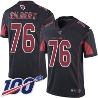 Nike Arizona Cardinals #76 Marcus Gilbert Black Youth Stitched NFL Limited Rush 100th Season Jersey