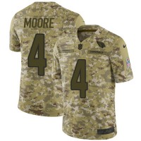 Nike Arizona Cardinals #4 Rondale Moore Camo Youth Stitched NFL Limited 2018 Salute To Service Jersey