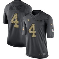 Nike Arizona Cardinals #4 Rondale Moore Black Youth Stitched NFL Limited 2016 Salute to Service Jersey