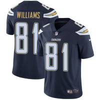 Nike Los Angeles Chargers #81 Mike Williams Navy Blue Team Color Youth Stitched NFL Vapor Untouchable Limited Jersey