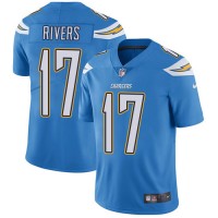 Nike Los Angeles Chargers #17 Philip Rivers Electric Blue Alternate Youth Stitched NFL Vapor Untouchable Limited Jersey