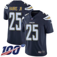 Nike Los Angeles Chargers #25 Chris Harris Jr Navy Blue Team Color Youth Stitched NFL 100th Season Vapor Untouchable Limited Jersey