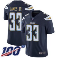 Nike Los Angeles Chargers #33 Derwin James Jr Navy Blue Team Color Youth Stitched NFL 100th Season Vapor Limited Jersey