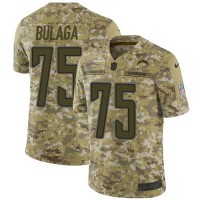 Nike Los Angeles Chargers #75 Bryan Bulaga Camo Youth Stitched NFL Limited 2018 Salute To Service Jersey