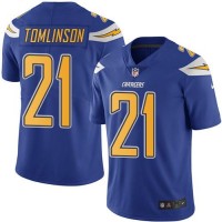 Nike Los Angeles Chargers #21 LaDainian Tomlinson Electric Blue Youth Stitched NFL Limited Rush Jersey