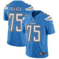 Nike Los Angeles Chargers #75 Bryan Bulaga Electric Blue Alternate Youth Stitched NFL Vapor Untouchable Limited Jersey
