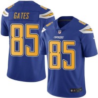 Nike Los Angeles Chargers #85 Antonio Gates Electric Blue Youth Stitched NFL Limited Rush Jersey