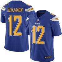 Nike Los Angeles Chargers #12 Travis Benjamin Electric Blue Youth Stitched NFL Limited Rush Jersey