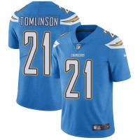 Nike Los Angeles Chargers #21 LaDainian Tomlinson Electric Blue Alternate Youth Stitched NFL Vapor Untouchable Limited Jersey