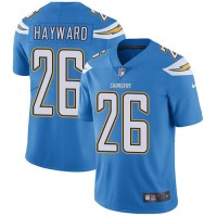 Nike Los Angeles Chargers #26 Casey Hayward Electric Blue Alternate Youth Stitched NFL Vapor Untouchable Limited Jersey