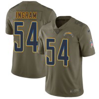 Nike Los Angeles Chargers #54 Melvin Ingram Olive Youth Stitched NFL Limited 2017 Salute to Service Jersey
