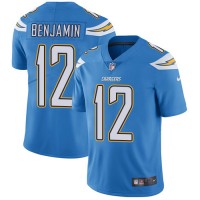 Nike Los Angeles Chargers #12 Travis Benjamin Electric Blue Alternate Youth Stitched NFL Vapor Untouchable Limited Jersey