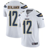 Nike Los Angeles Chargers #12 Travis Benjamin White Youth Stitched NFL Vapor Untouchable Limited Jersey