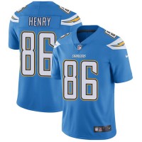 Nike Los Angeles Chargers #86 Hunter Henry Electric Blue Alternate Youth Stitched NFL Vapor Untouchable Limited Jersey