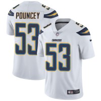 Nike Los Angeles Chargers #53 Mike Pouncey White Youth Stitched NFL Vapor Untouchable Limited Jersey