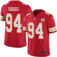 Nike Kansas City Chiefs #94 Terrell Suggs Red Team Color Youth Stitched NFL Vapor Untouchable Limited Jersey
