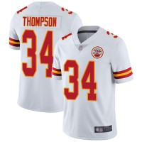 Nike Kansas City Chiefs #34 Darwin Thompson White Youth Stitched NFL Vapor Untouchable Limited Jersey