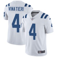 Nike Indianapolis Colts #4 Adam Vinatieri White Youth Stitched NFL Vapor Untouchable Limited Jersey