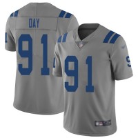 Nike Indianapolis Colts #91 Sheldon Day Gray Youth Stitched NFL Limited Inverted Legend Jersey