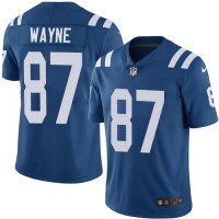 Nike Indianapolis Colts #87 Reggie Wayne Royal Blue Team Color Youth Stitched NFL Vapor Untouchable Limited Jersey